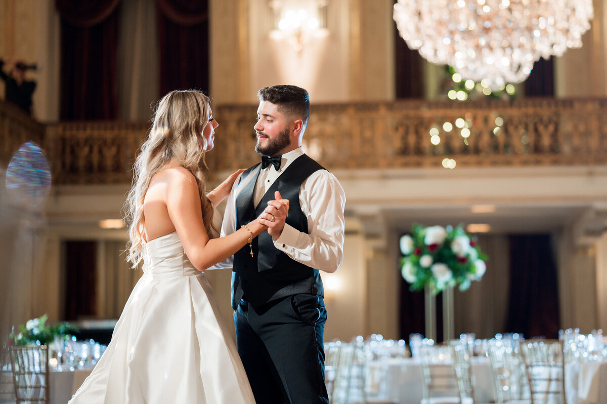 omni grand ballroom couple dancing slow dance together