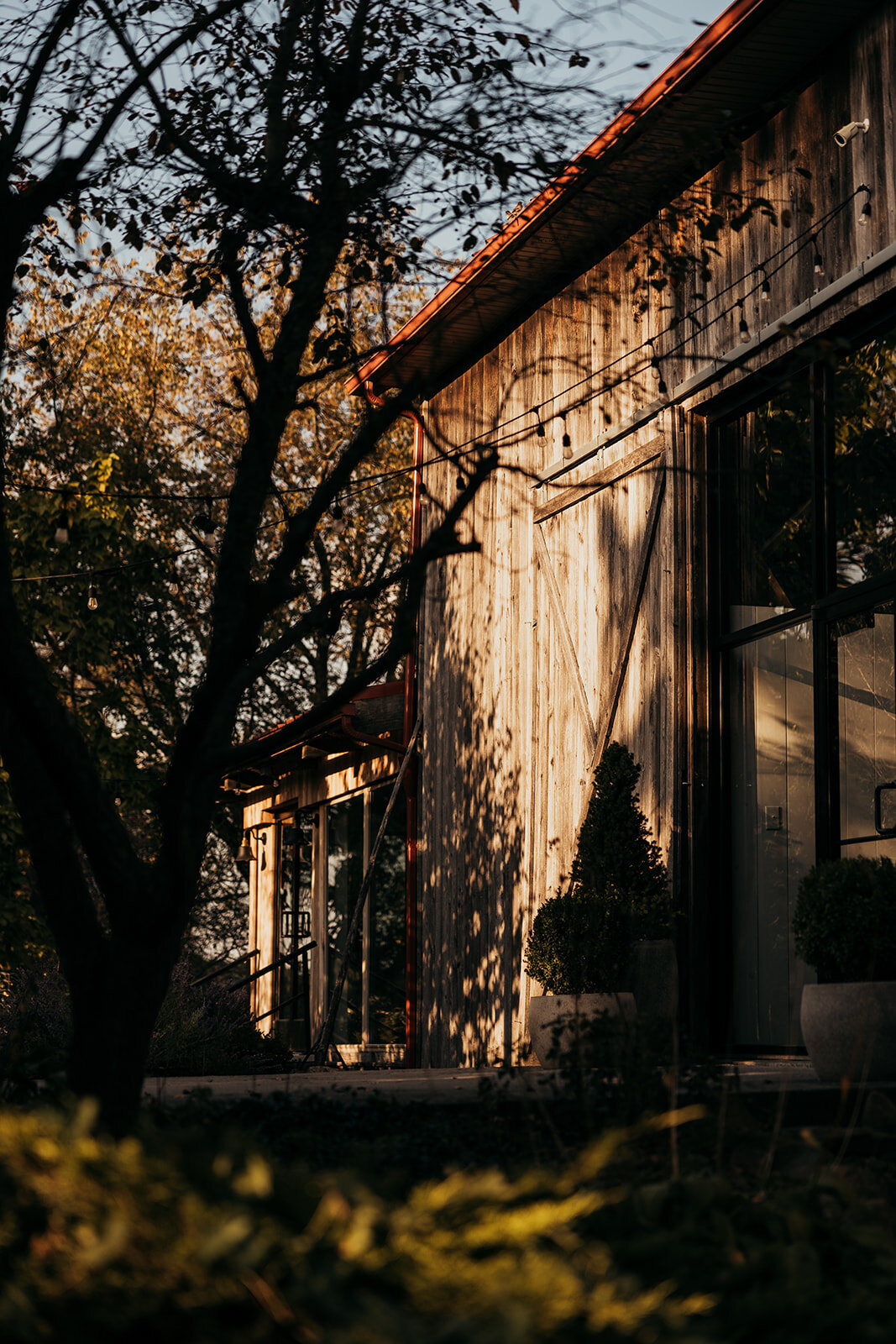 glass door front entrance image at the Willowbrook wedding upscale venue