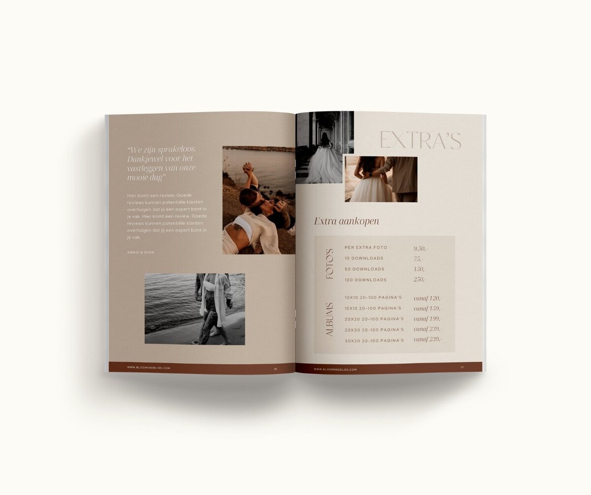 Canva brochure template Blooming Bliss 9