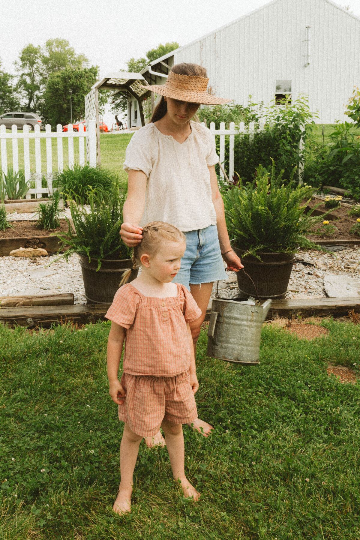 Documentary Family Photography Columbia MO - Gardening and Playful Moments-240524-0045