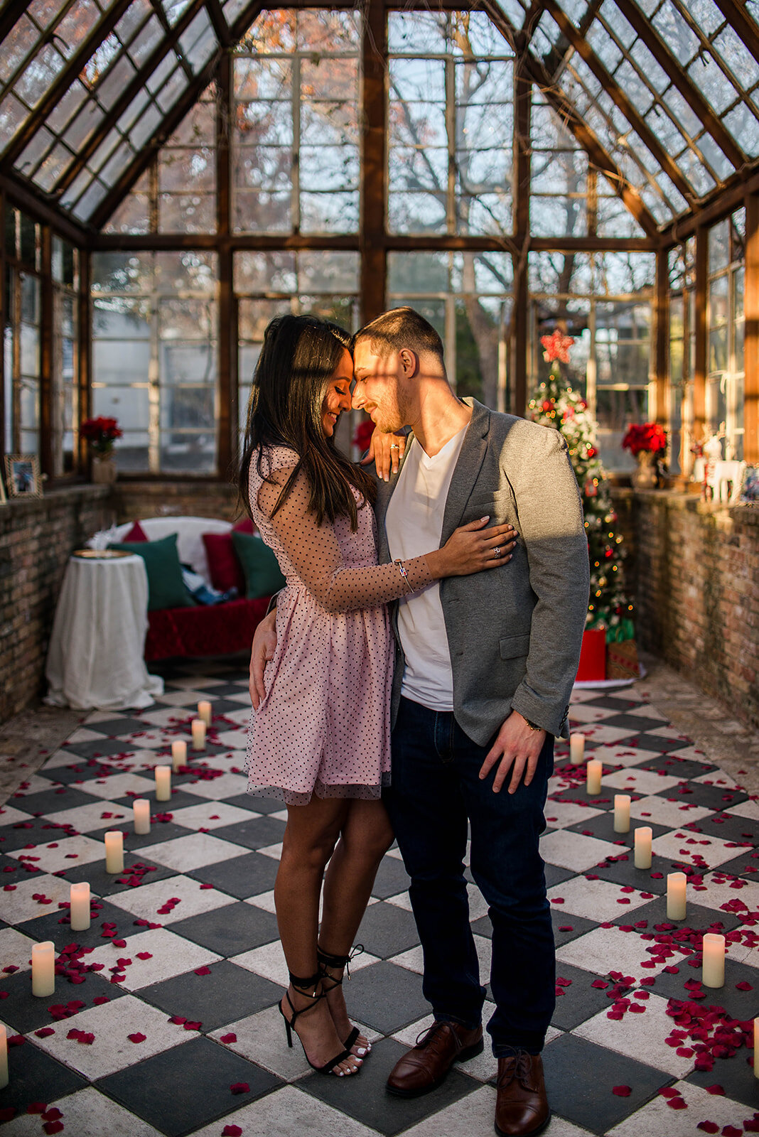 Plan the perfect proposal couple gazing into each other's eyes