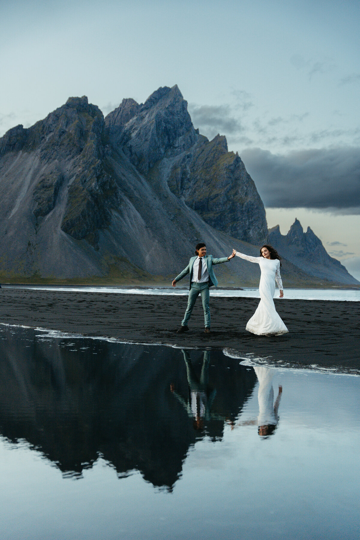 Stokksnes Beach Iceland Elopement
