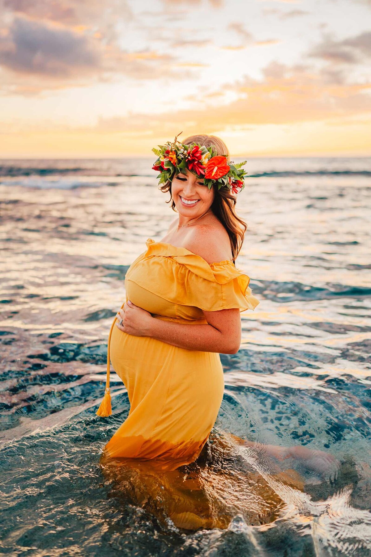 Big island maternity session