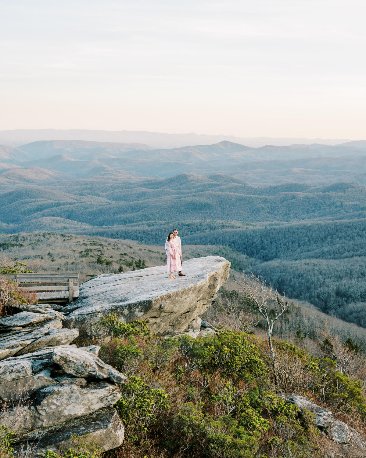 The Fourniers | Grandfather Mountain Engagement-110