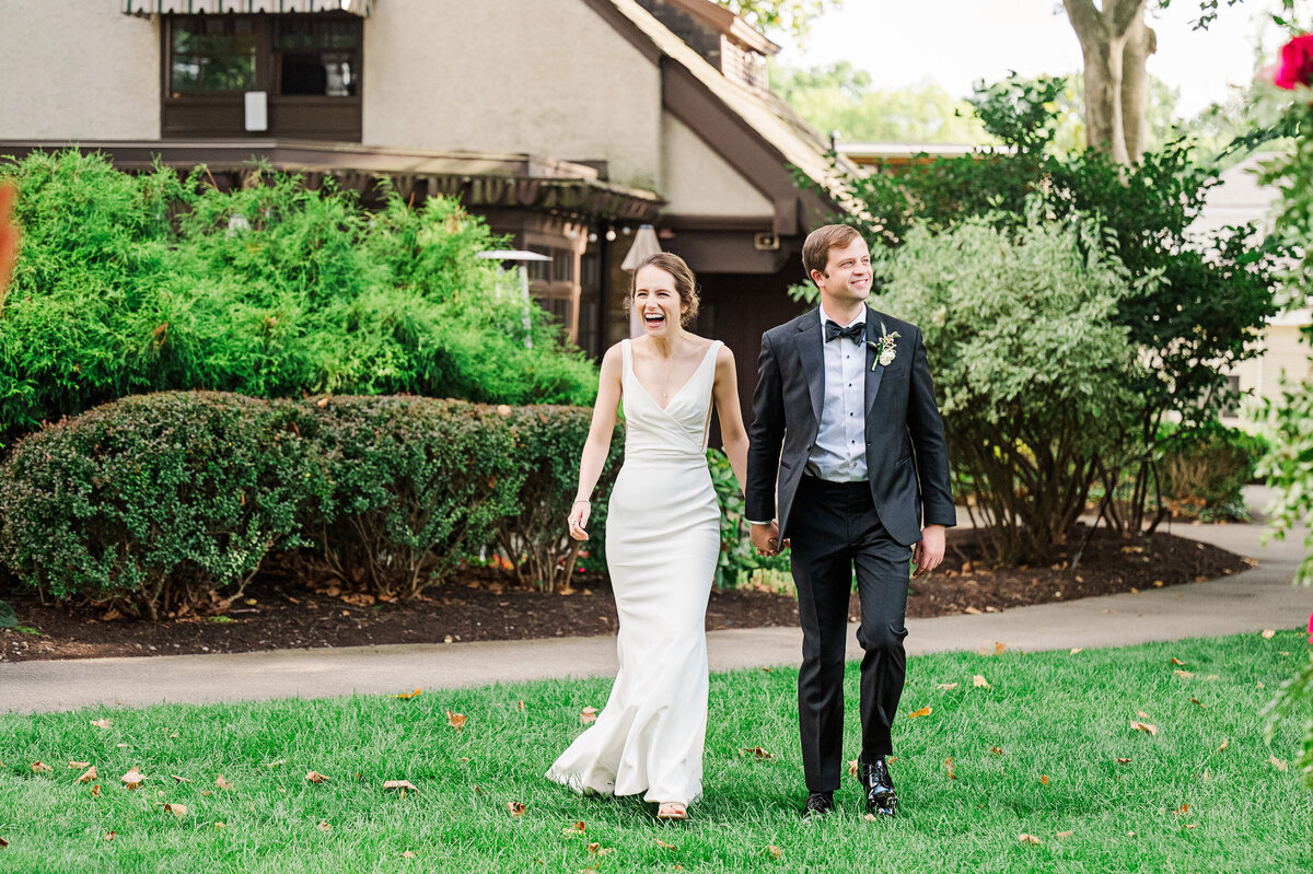 married couple being introduced into wedding reception at the frick pittsburgh