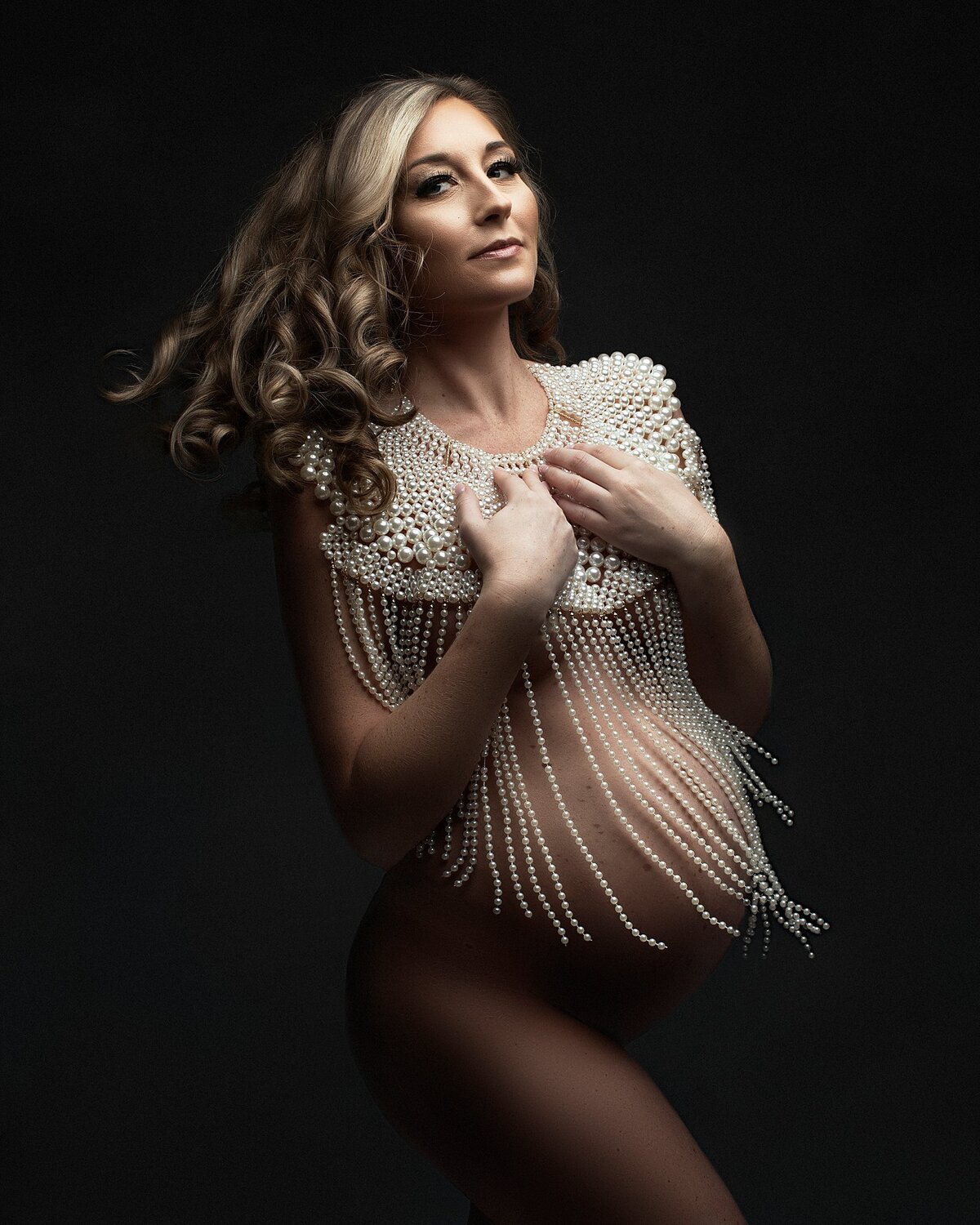 Luxury maternity photo session in Austin