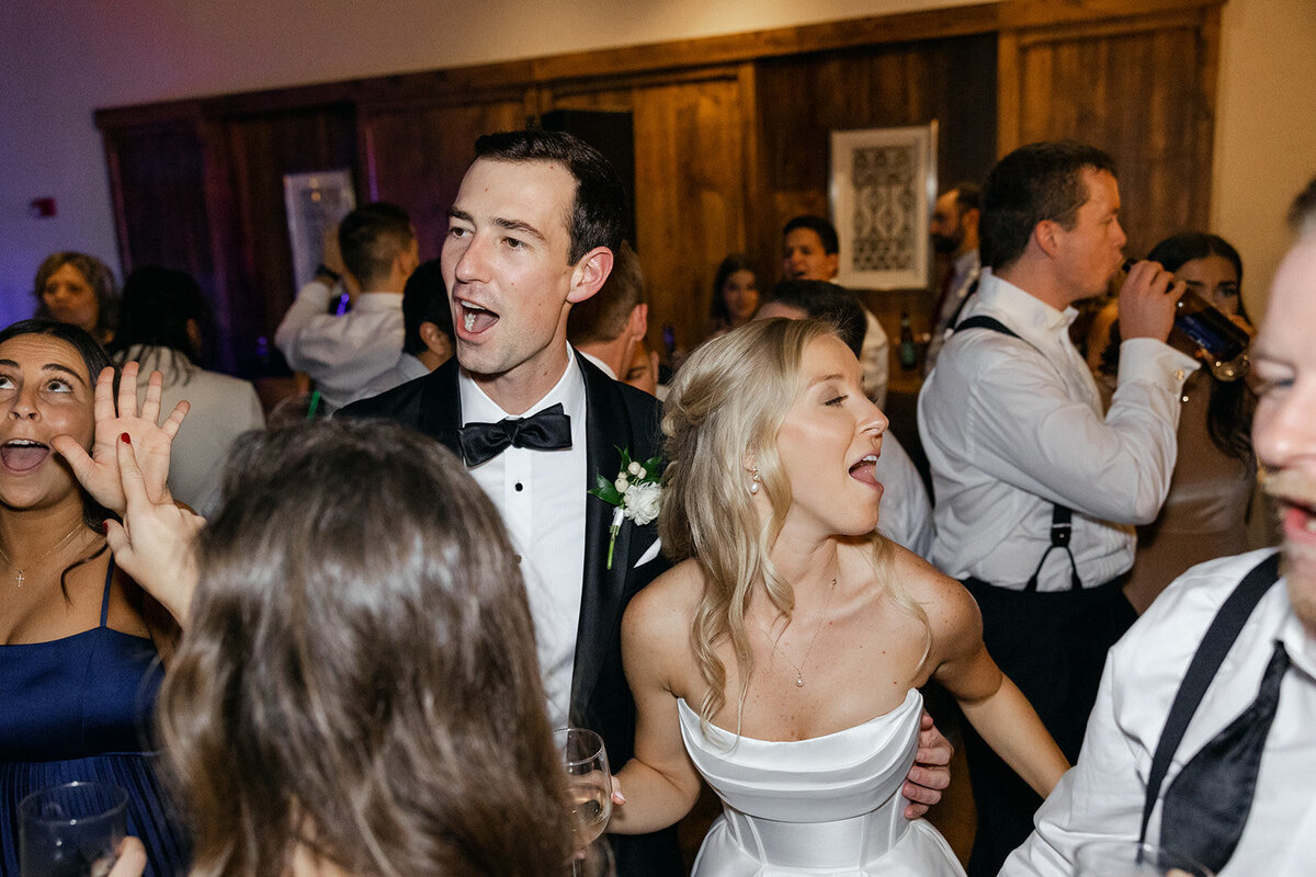 guests during a reception  Columbus session by Philadelphia photographer.