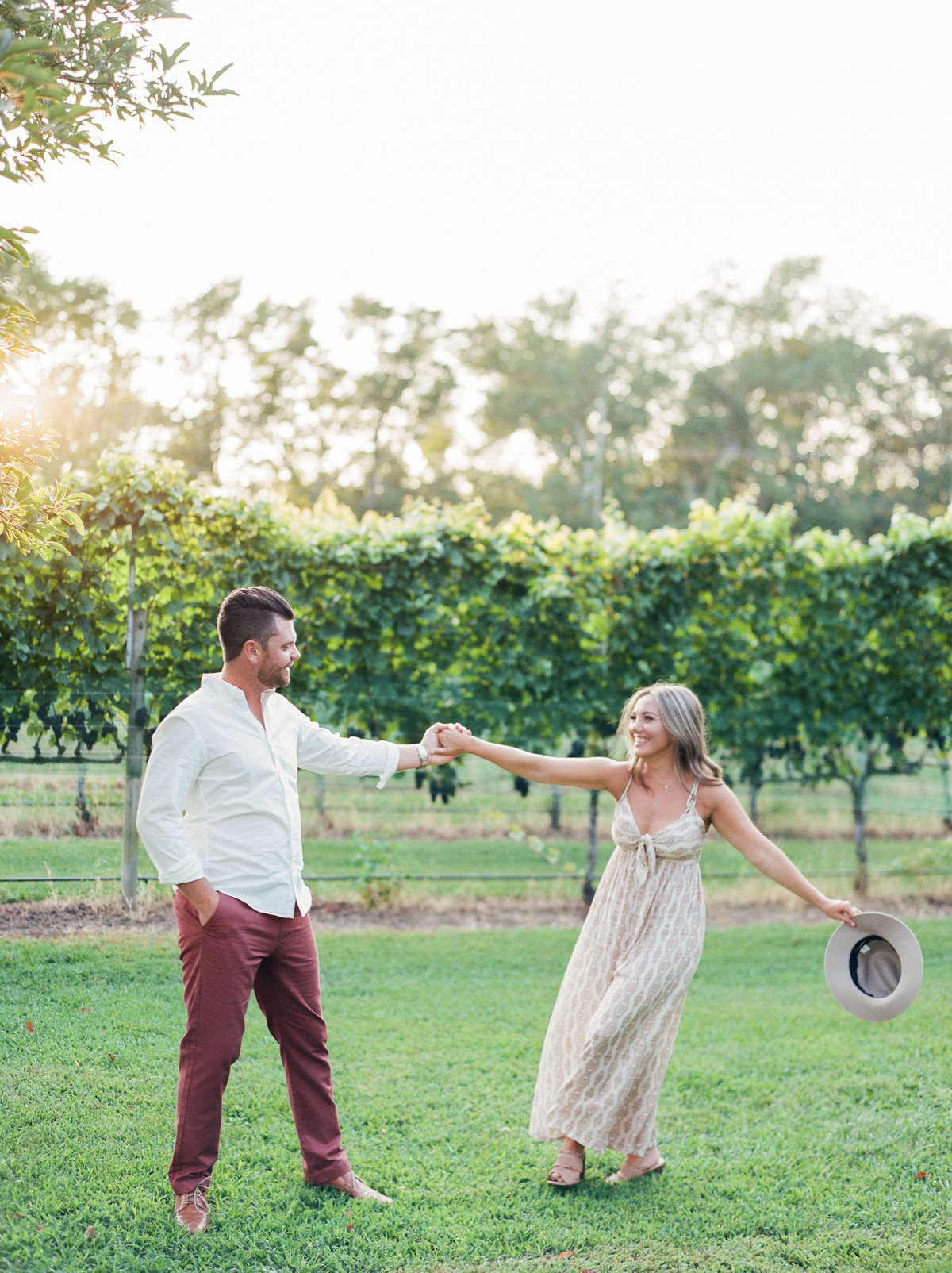 Winery Engagement Session on Film by Magdalena Studios_4