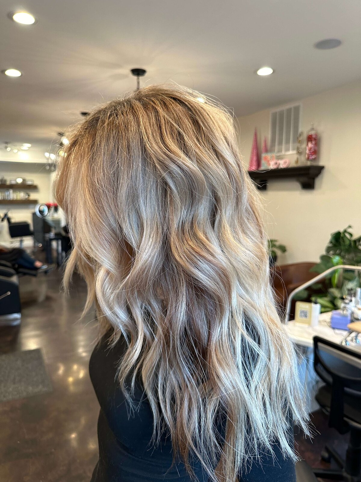 Hair transformations at Maven + Grace Salon in McMinnville, Oregon, featuring precision haircuts, lived-in color, balayage, blonding, and custom styling.