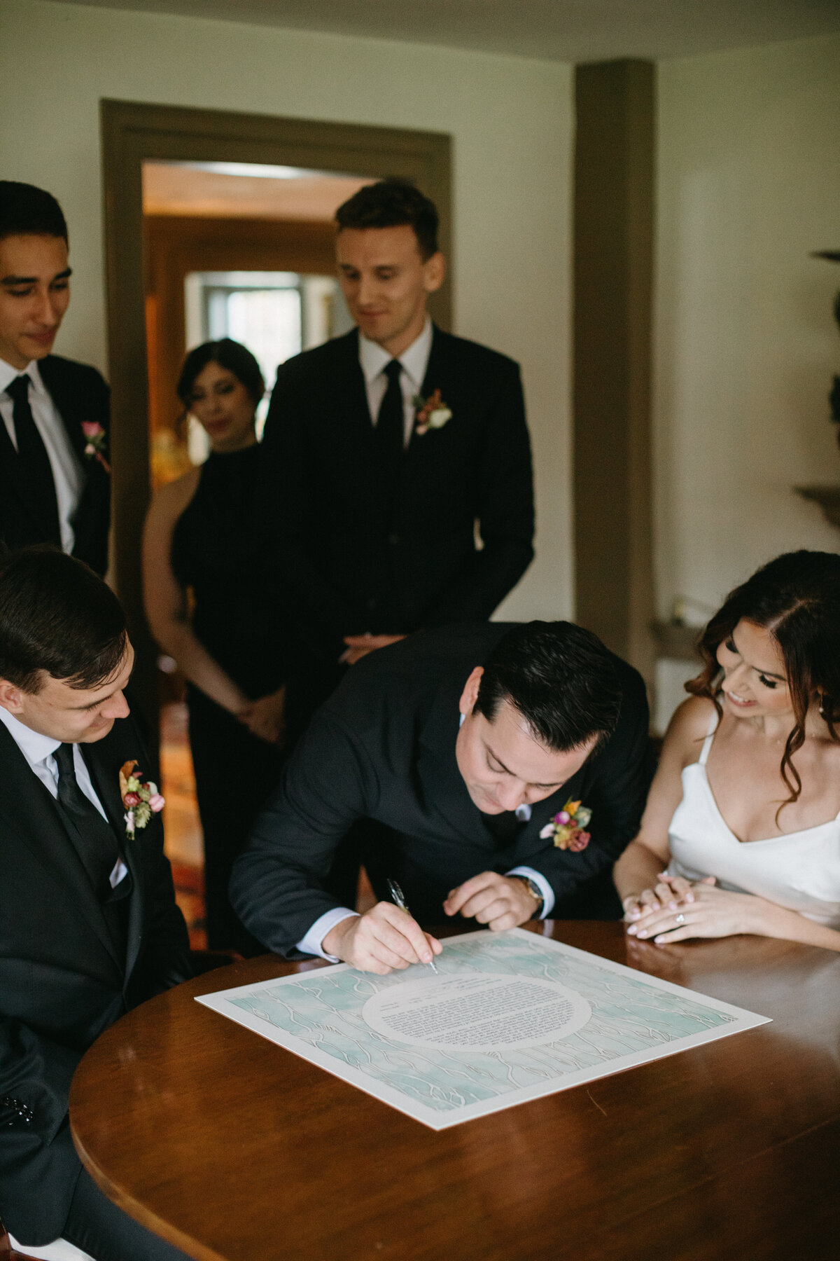 jewish-wedding-ketubah-smith-farm-gardens-ct-dj