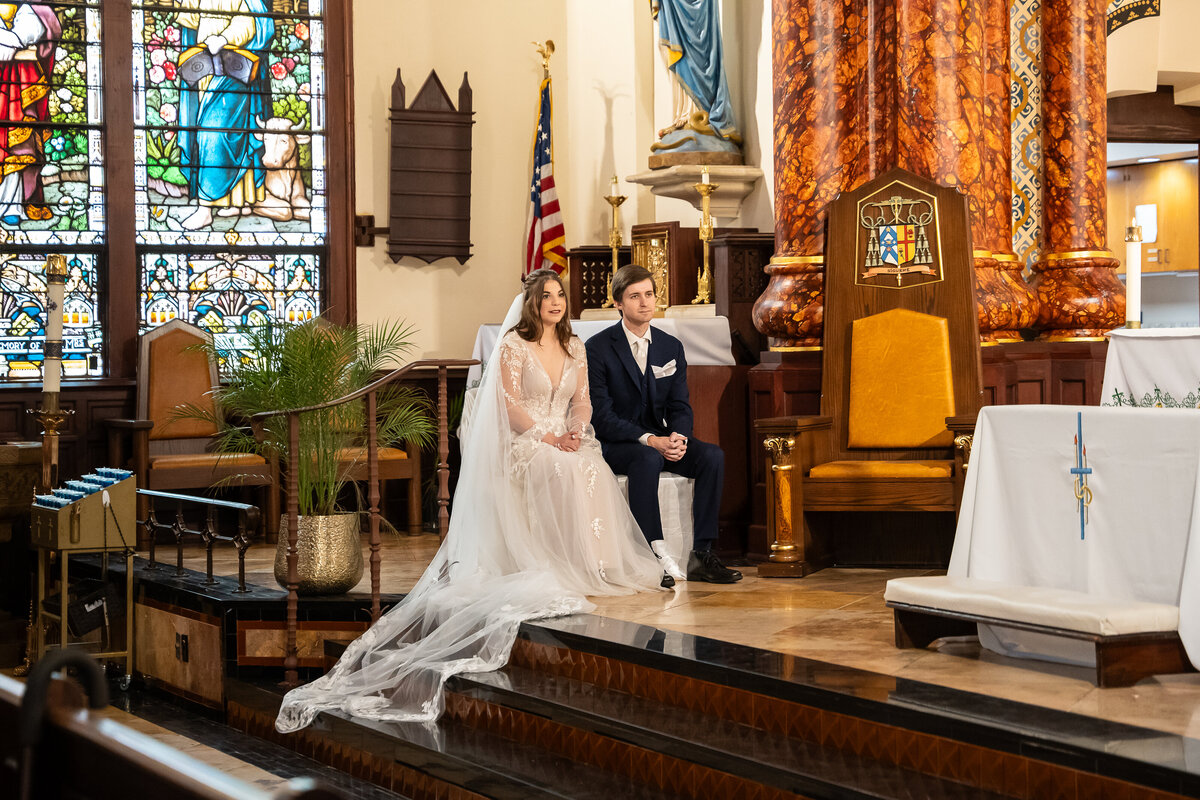 St Mary's Cathedral Wedding Austin Texas