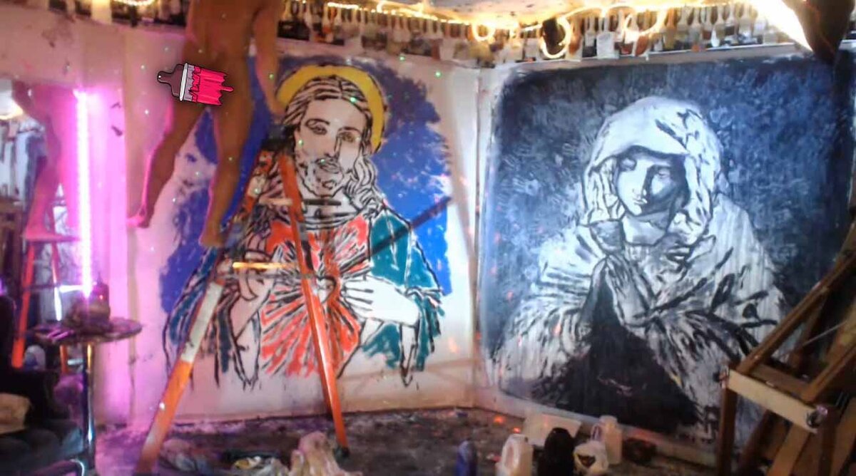 Brent Ray Fraser Live Art Studio Webcam 04