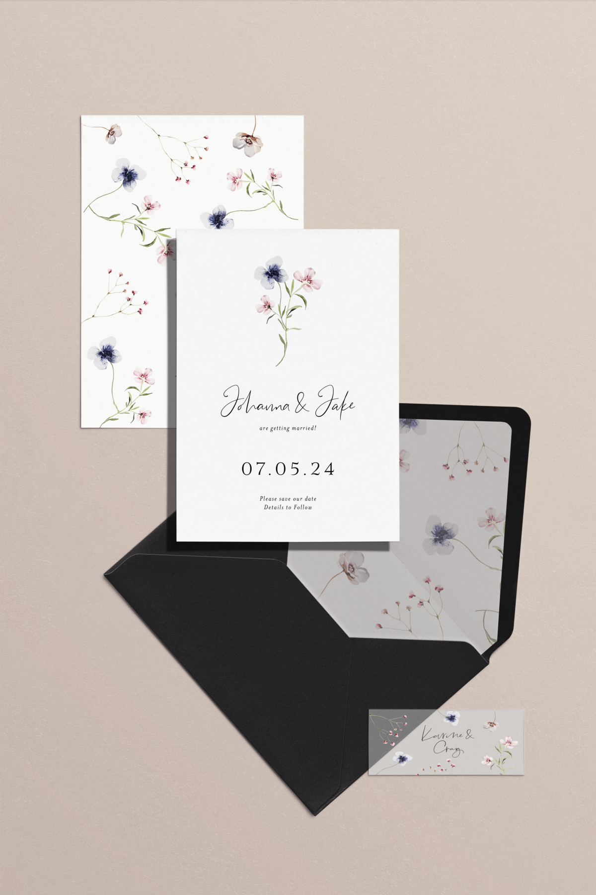 Katie Digital Save the Date Card