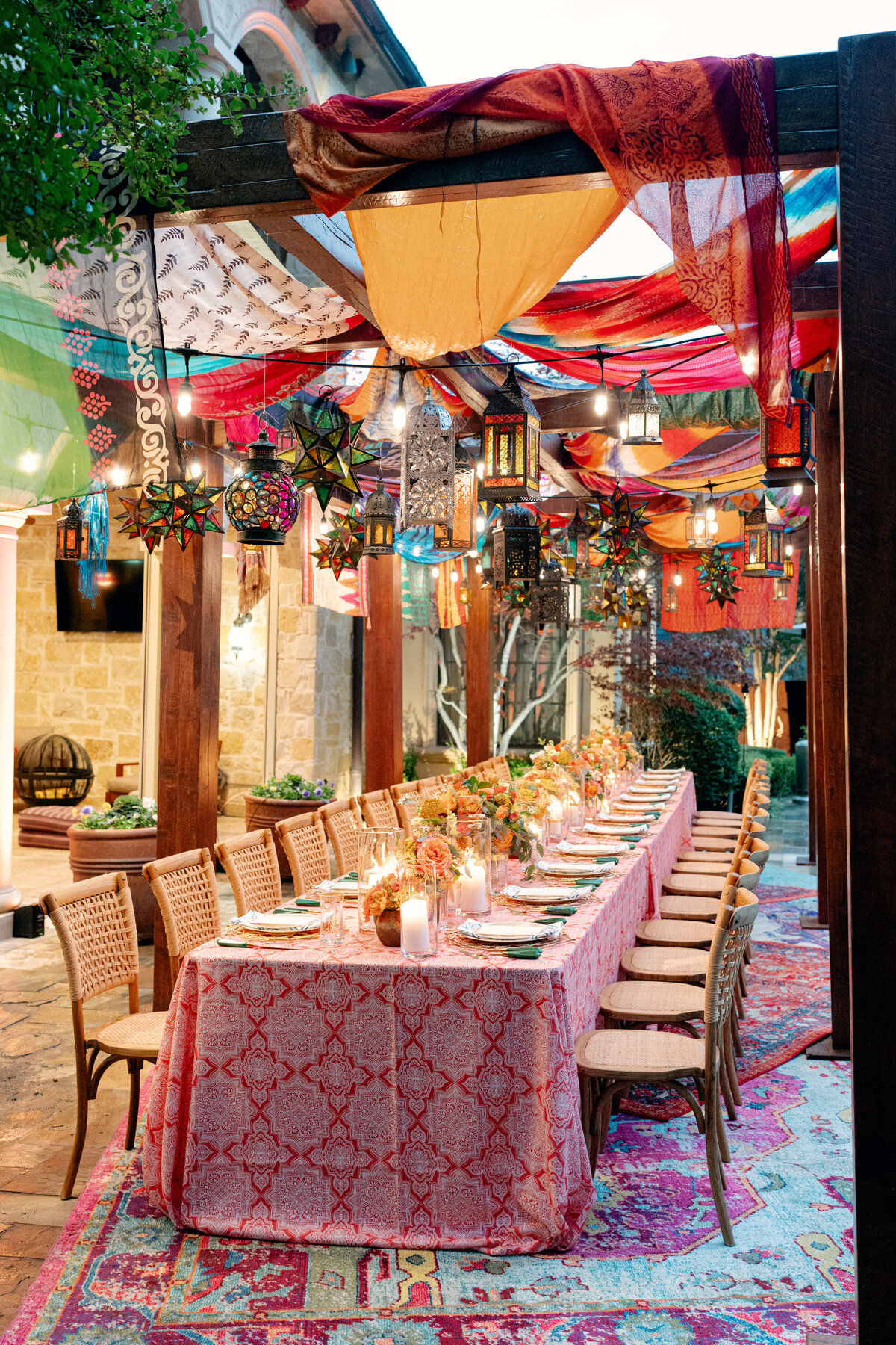 kc cloud events private property backyard milestone event morrocan theme
