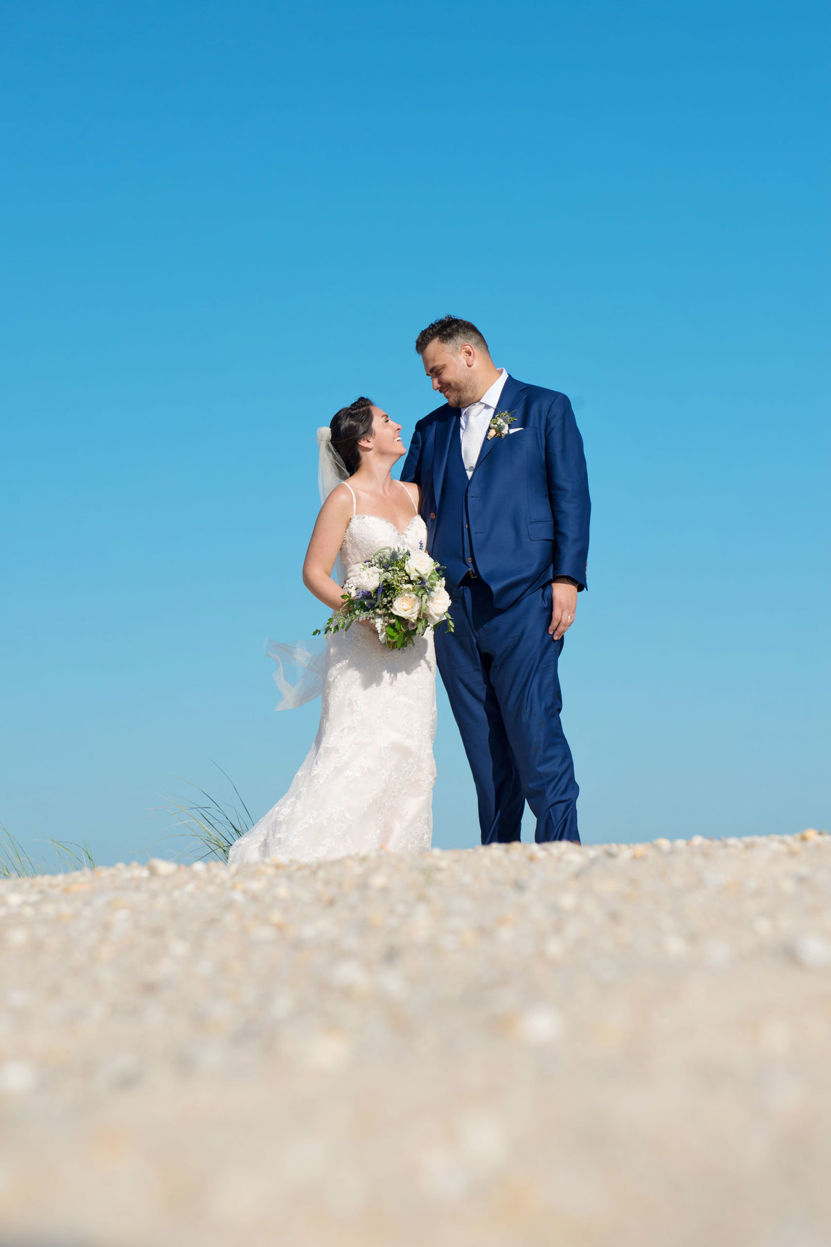 Beach wedding photos