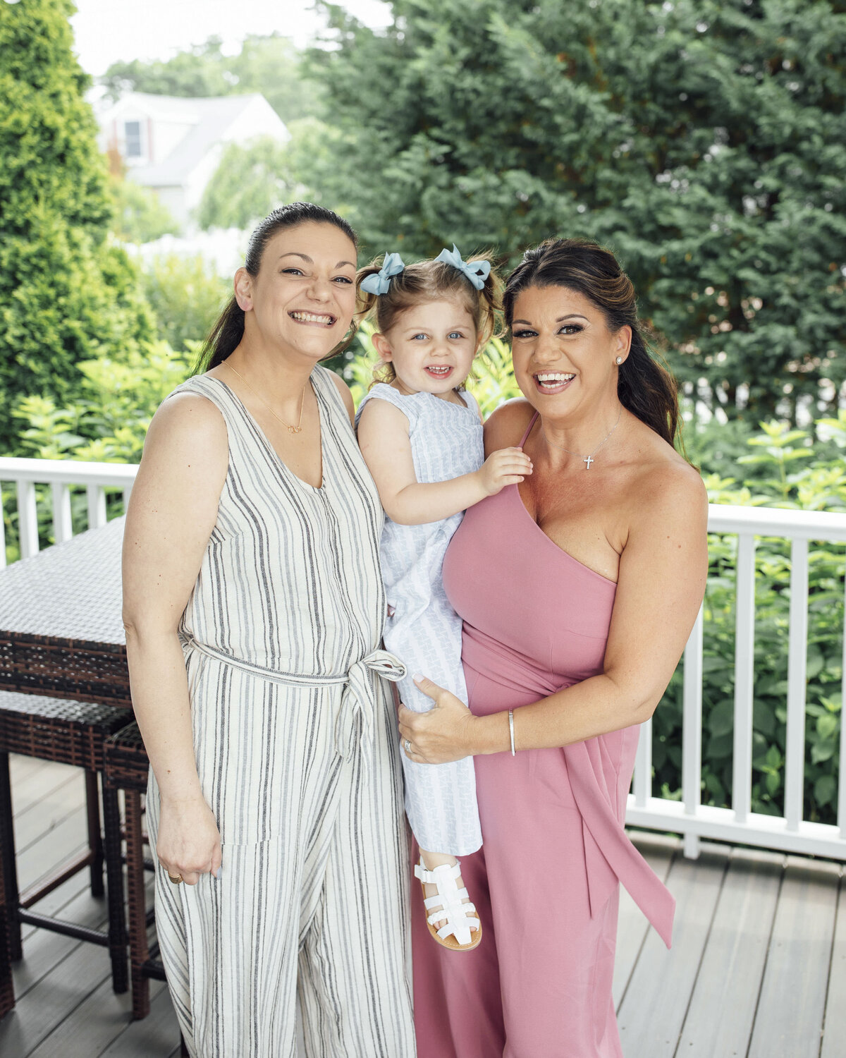 Baptism Photography | Family celebrating baby’s baptism after church ceremony | Ocean County, New Jersey