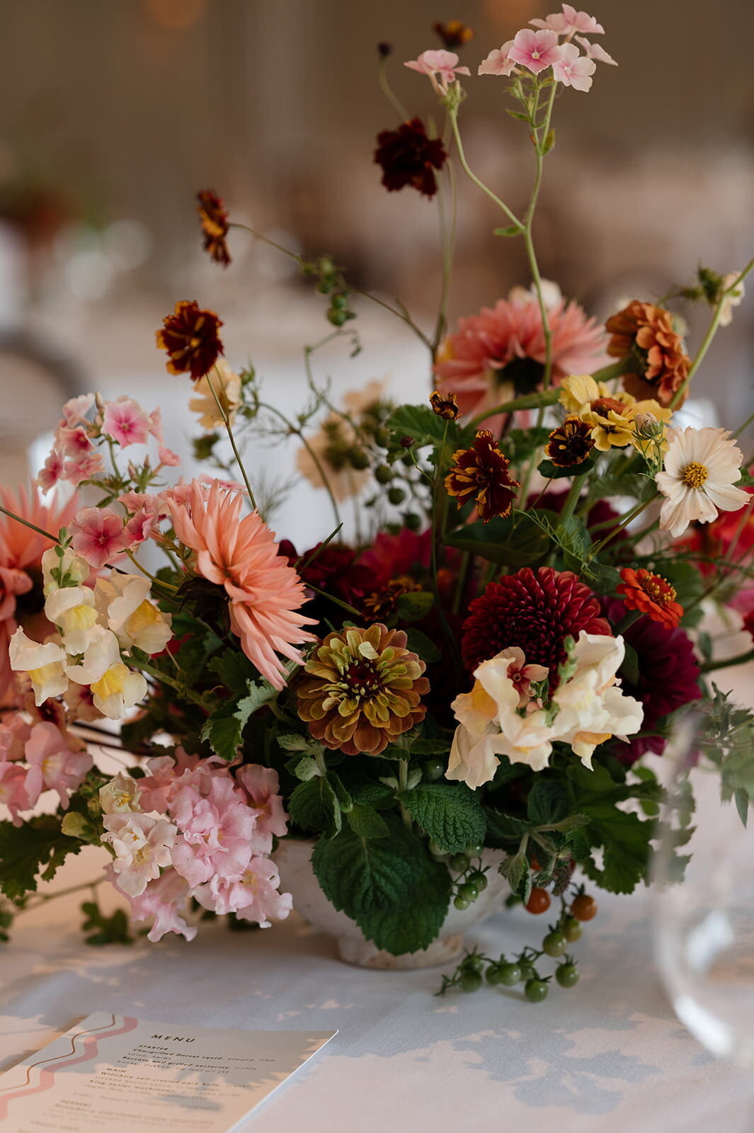 colourful-wedding-floral-centrepieces