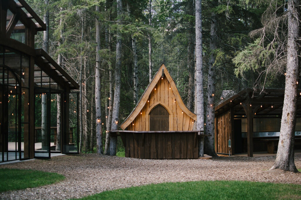 The Valley Weddings, a rustic and majestic wedding venue in Westerose, Alberta, featured on the Brontë Bride Vendor Guide.