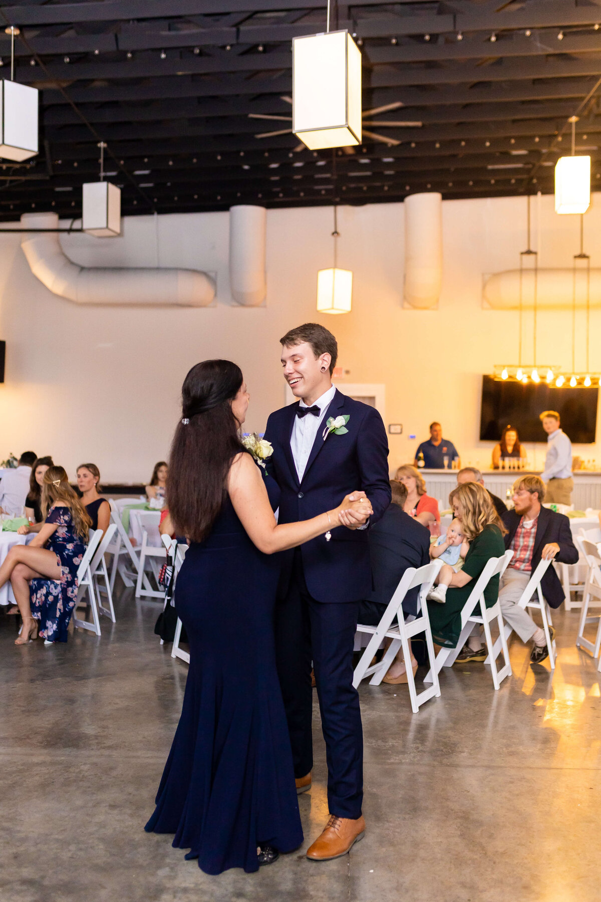 Mother son dance at Ruby Cora wedding venue in Adams,,TN