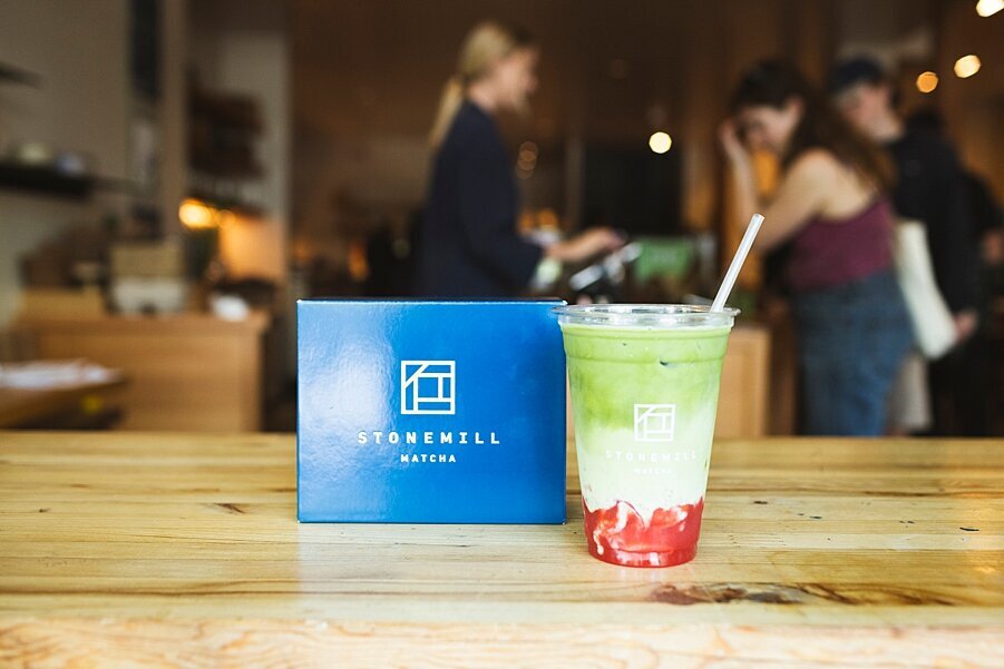 Commercial food photography for Stonemill Matcha by San Francisco photographer Cyntia Apps