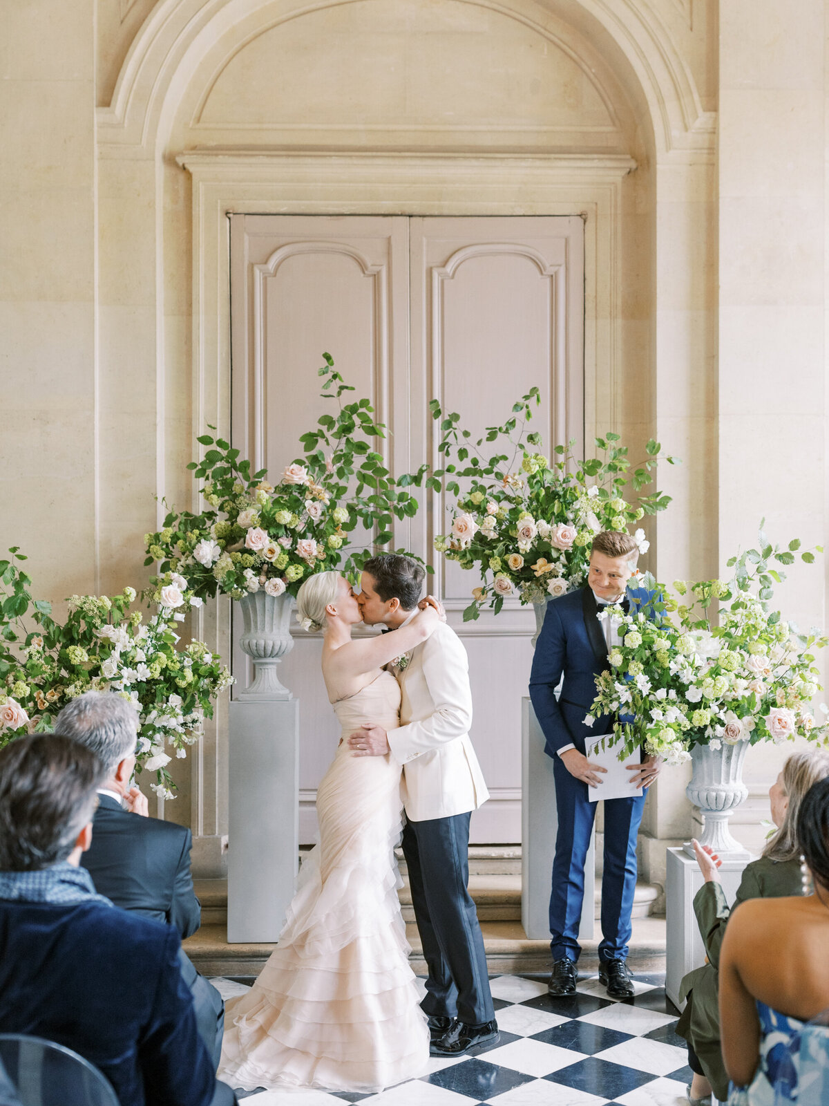 Jennifer Fox Weddings English speaking wedding planning & design agency in France crafting refined and bespoke weddings and celebrations Provence, Paris and destination Laurel-Chris-Chateau-de-Champlatreaux-Molly-Carr-Photography-68