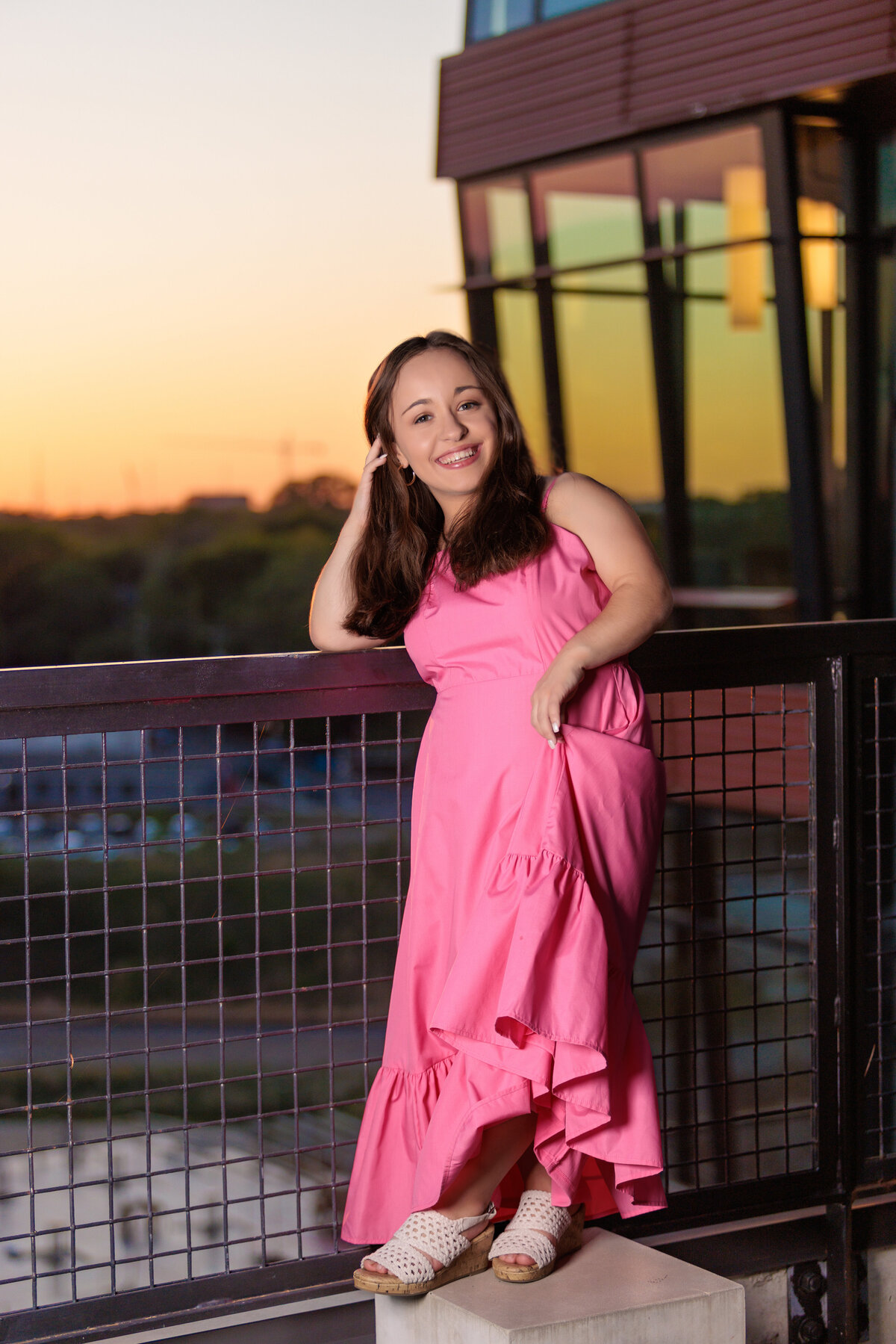 Sunset Senior pictures near Holly Springs NC