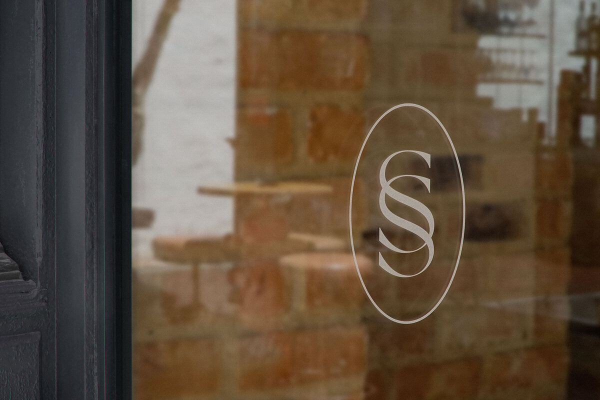Window decal mock up with Soul Shala logo