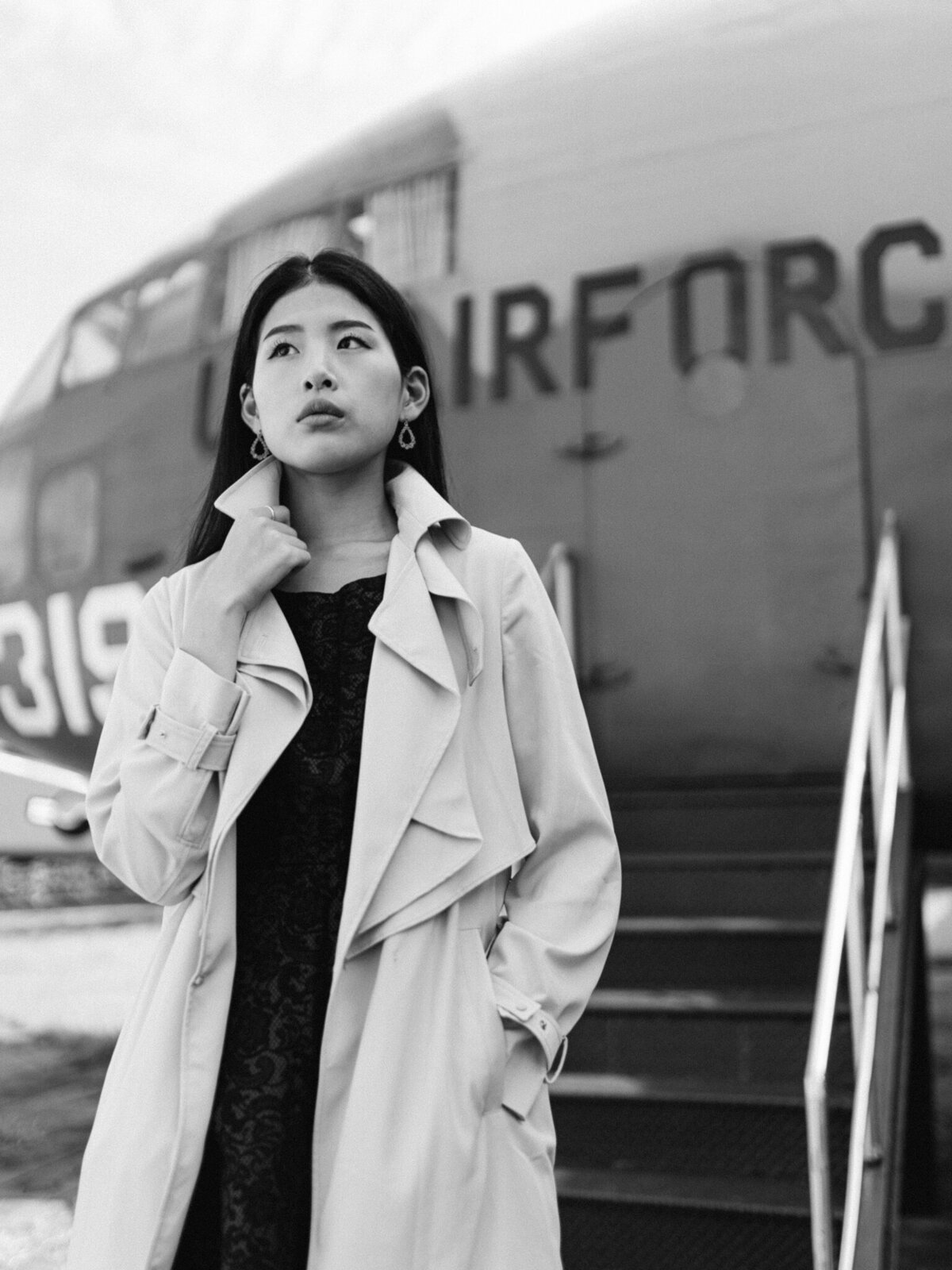 A striking editorial shoot at the War Memorial of Korea in Seoul, where historic American and Republic of Korea military aircraft set the stage for high-fashion storytelling. Captured in preparation for Seoul Fashion Week, this editorial blends luxury destination travel with the bold, architectural beauty of Seoul. Photographed by Michael Asmussen Photography, known for top-tier editorial and brand collaborations worldwide. Elevate your brand with refined imagery that tells a story of elegance, history, and modernity in South Korea’s dynamic capital."  "서울 패션 위크를 위한 특별한 에디토리얼 촬영 – 대한민국 전쟁기념관에서 미군 및 대한민국 공군 항공기들과 함께한 독창적인 패션 스토리. 서울의 세련된 여행지와 역사적 아름다움을 담아낸 럭셔리 에디토리얼 촬영. 글로벌 브랜드와 협업하는 마이클 애스무센 포토그래피의 감각적인 작품을 만나보세요.