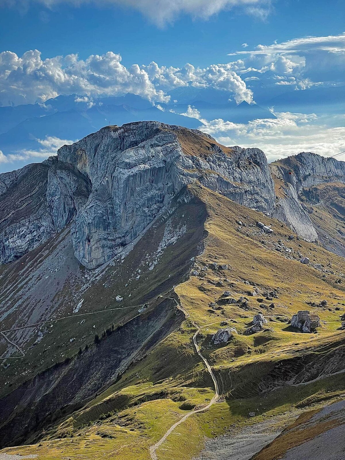 The mountains of Switzerland 