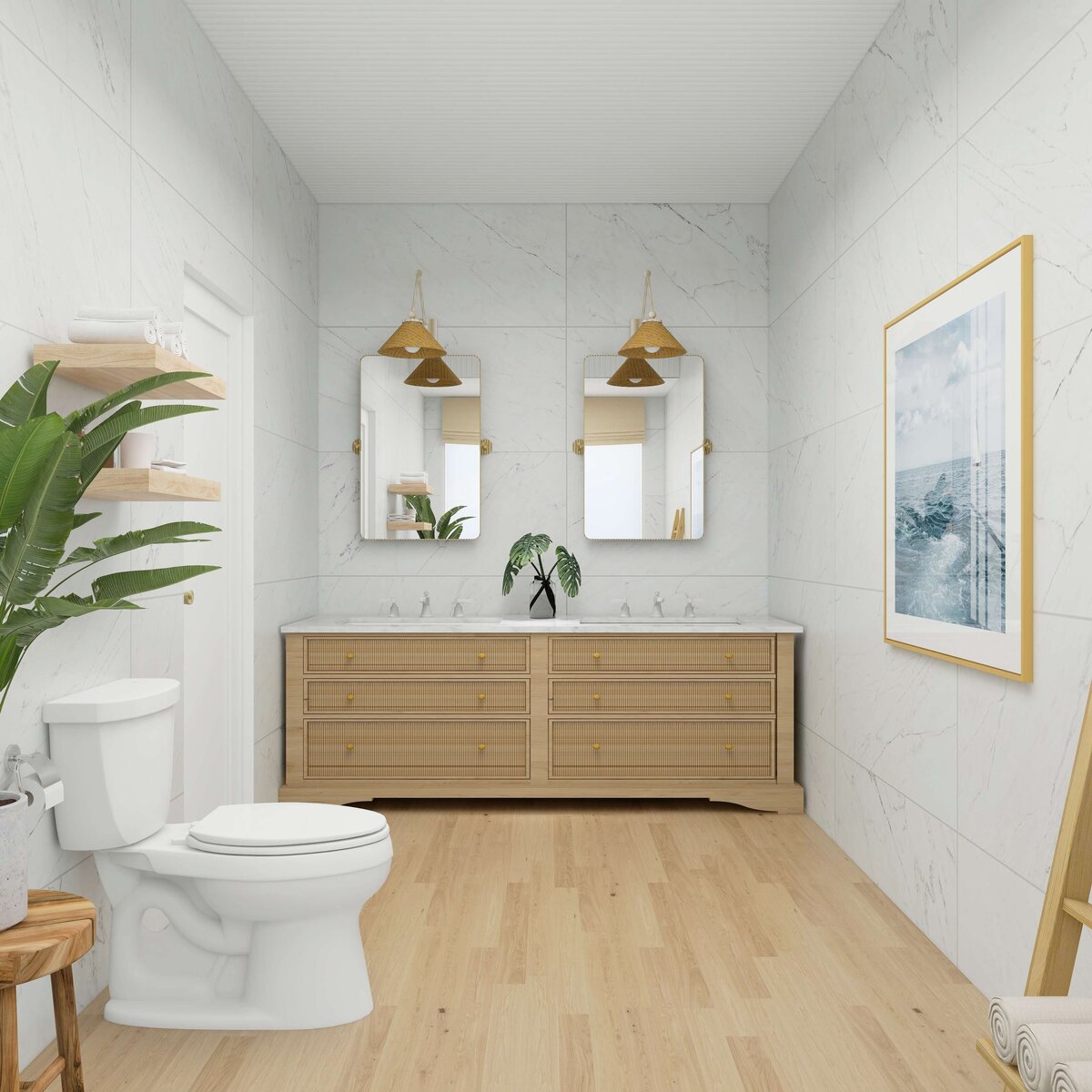 modern-beach-coastal-bathroom-white-oak-vanity