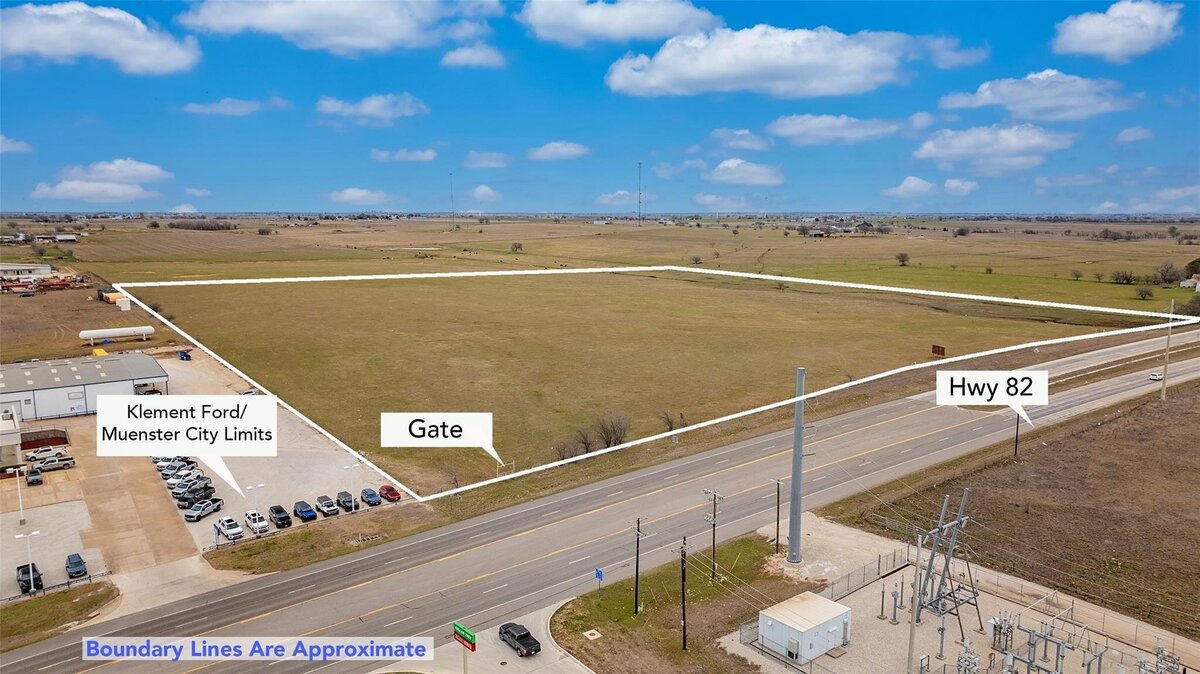 29 Ac lot for sale in Muenster Tx on highway 82