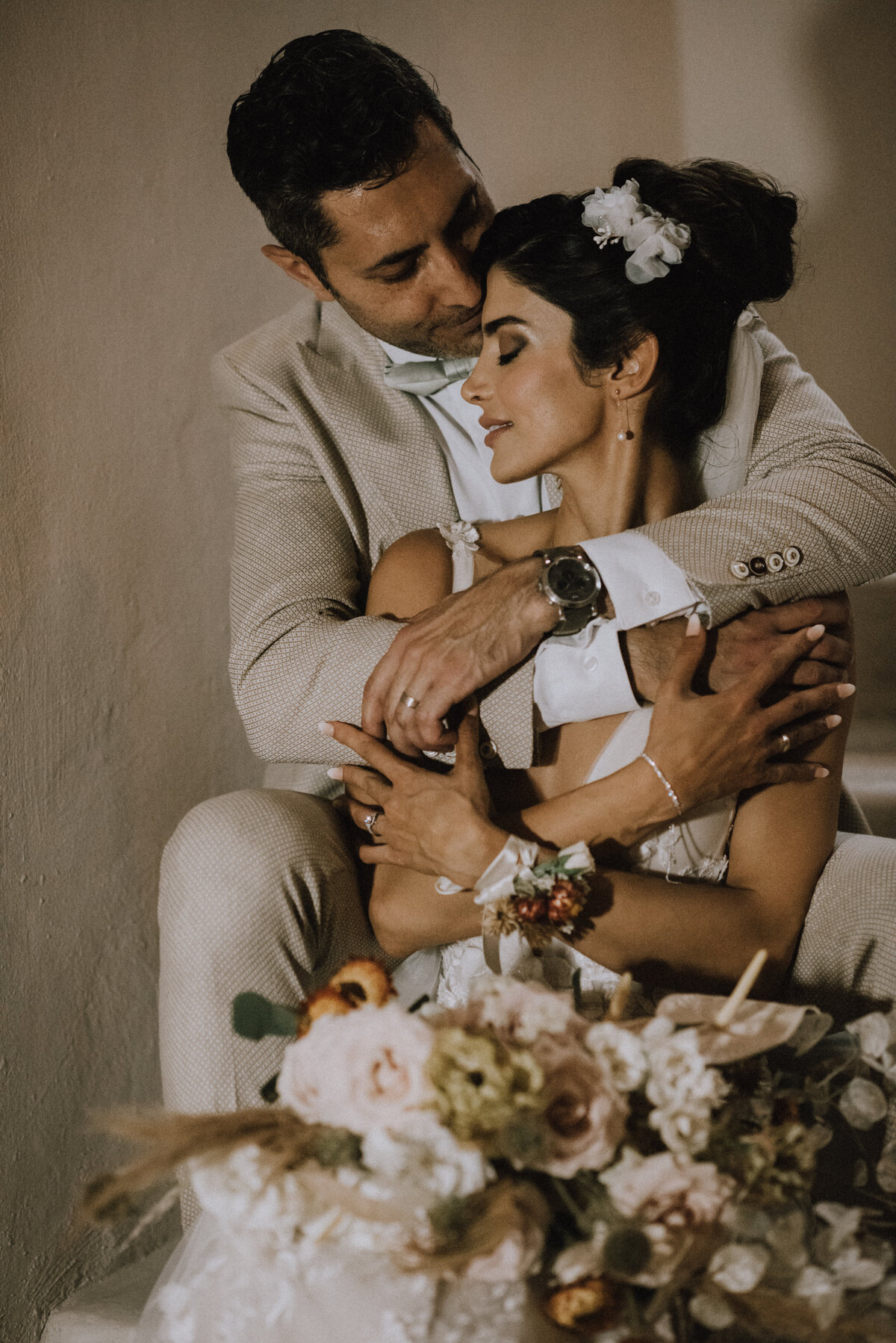 Mexico destination wedding at NEST Tulum .