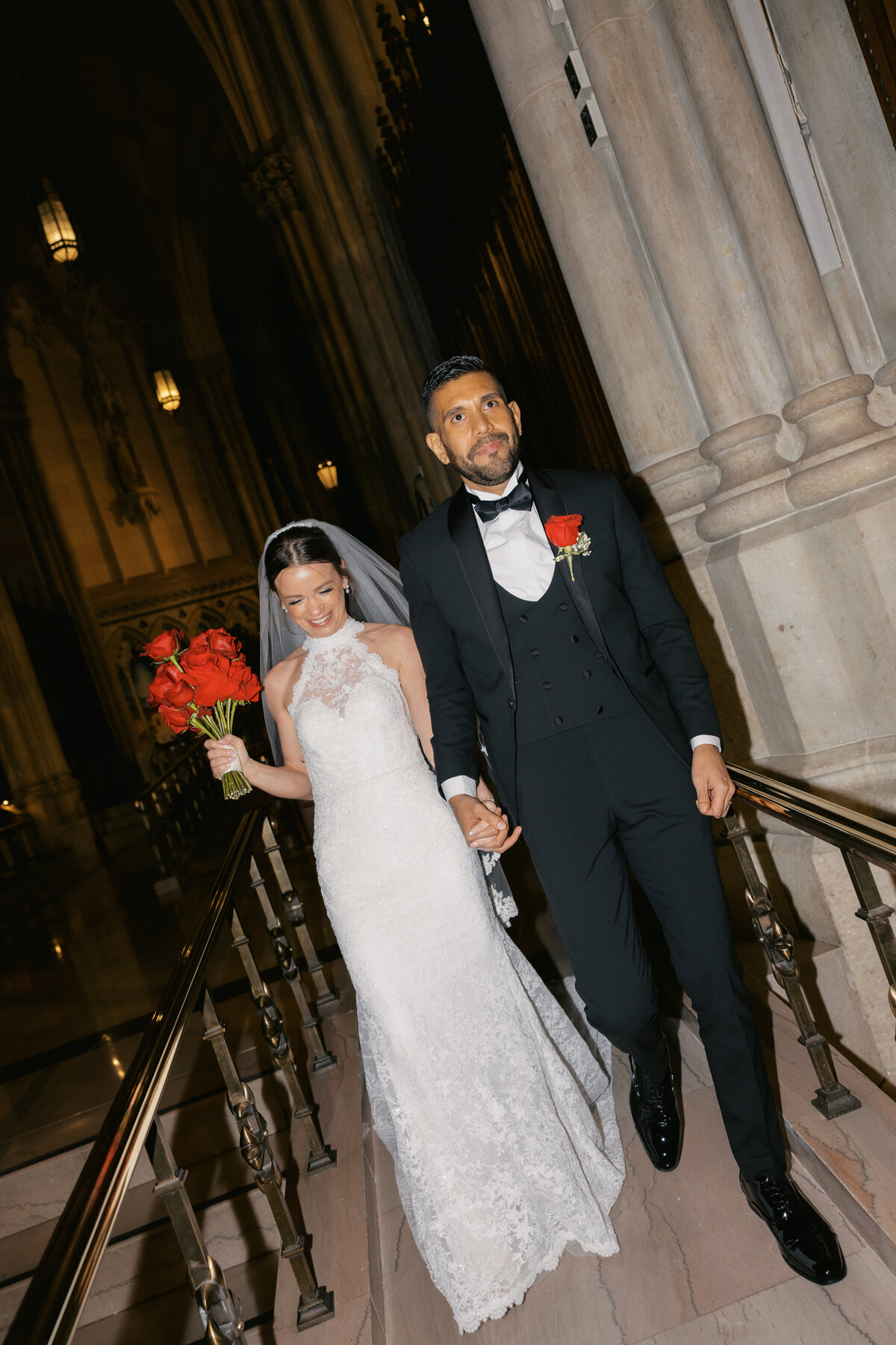 Noelle & Josh - NYC St Patricks Bowery - Wedding Previews 073