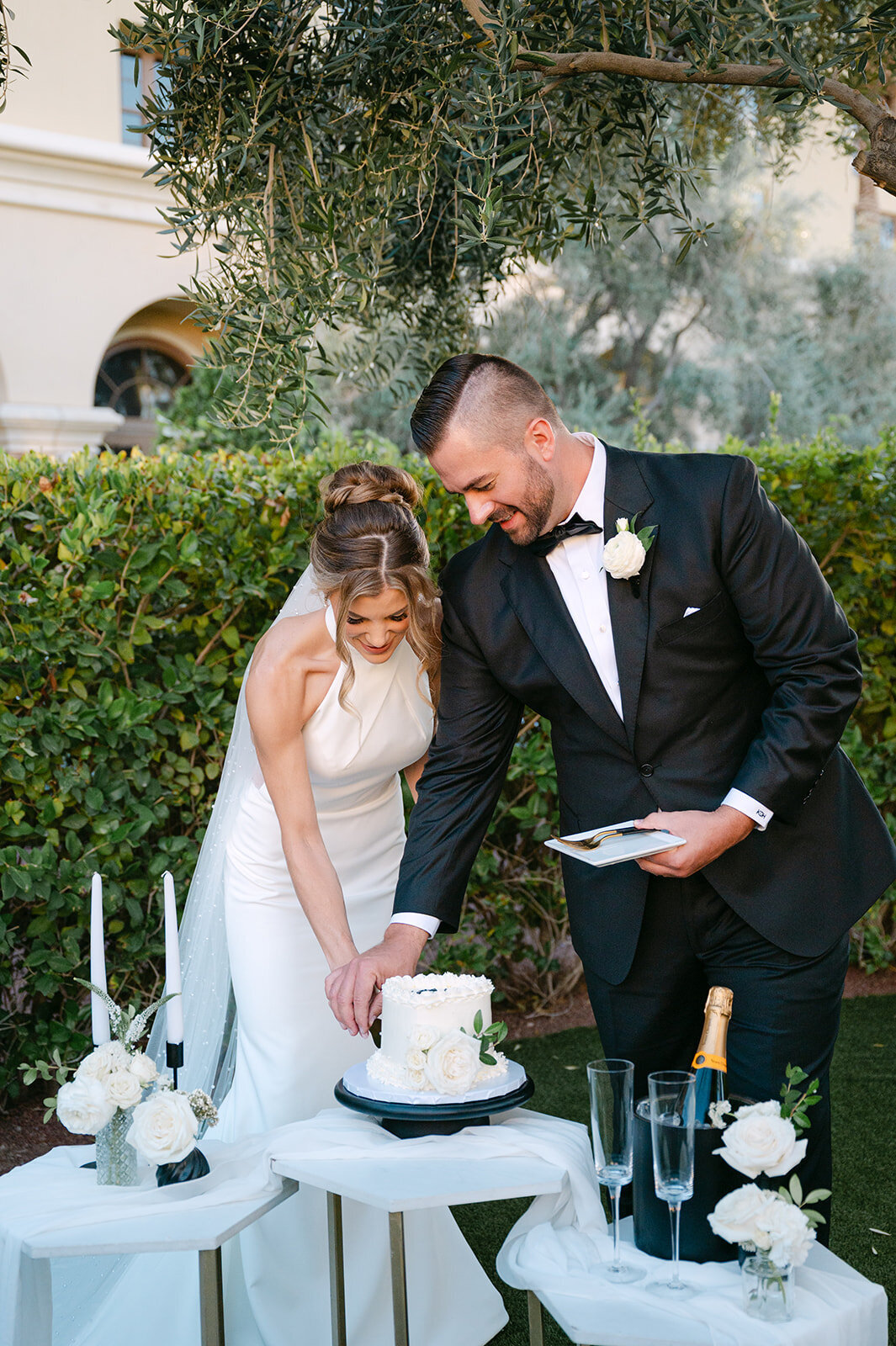 Green Valley Ranch Wedding Las Vegas Outdoor Ceremony Reception