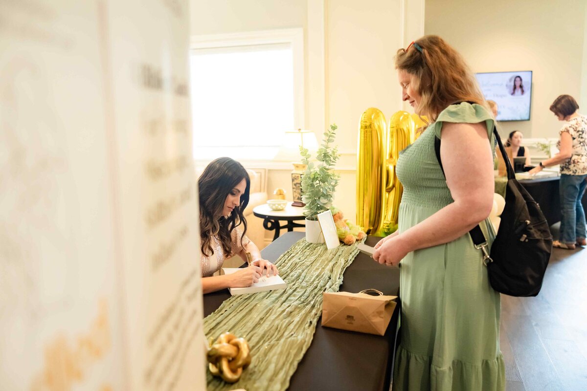 Ashley Opliger Cradled in Hope Book Launch Party, biblical book for grieving moms, miscarriage, stillbirth, infant loss, christian author (101)