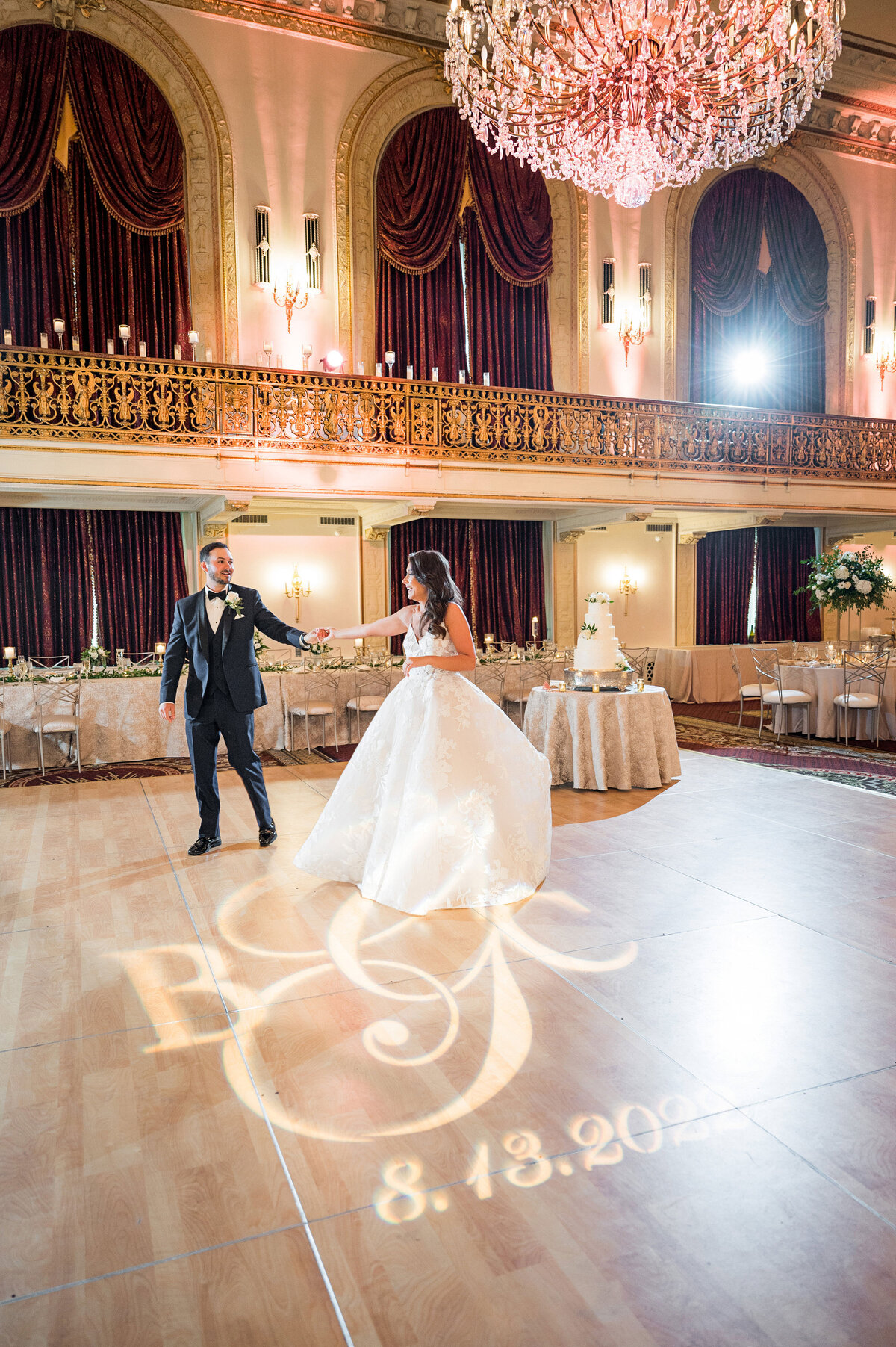 omni william penn hotel grand ballroom wedding dance