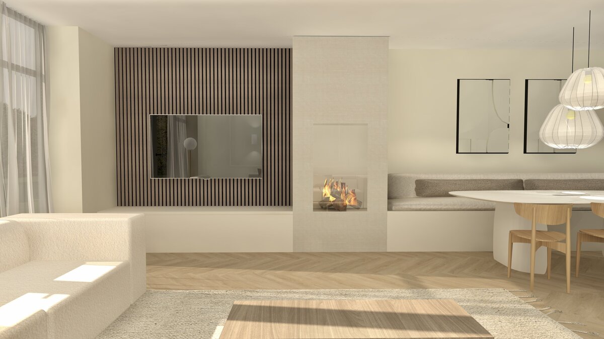 6. TV en haard