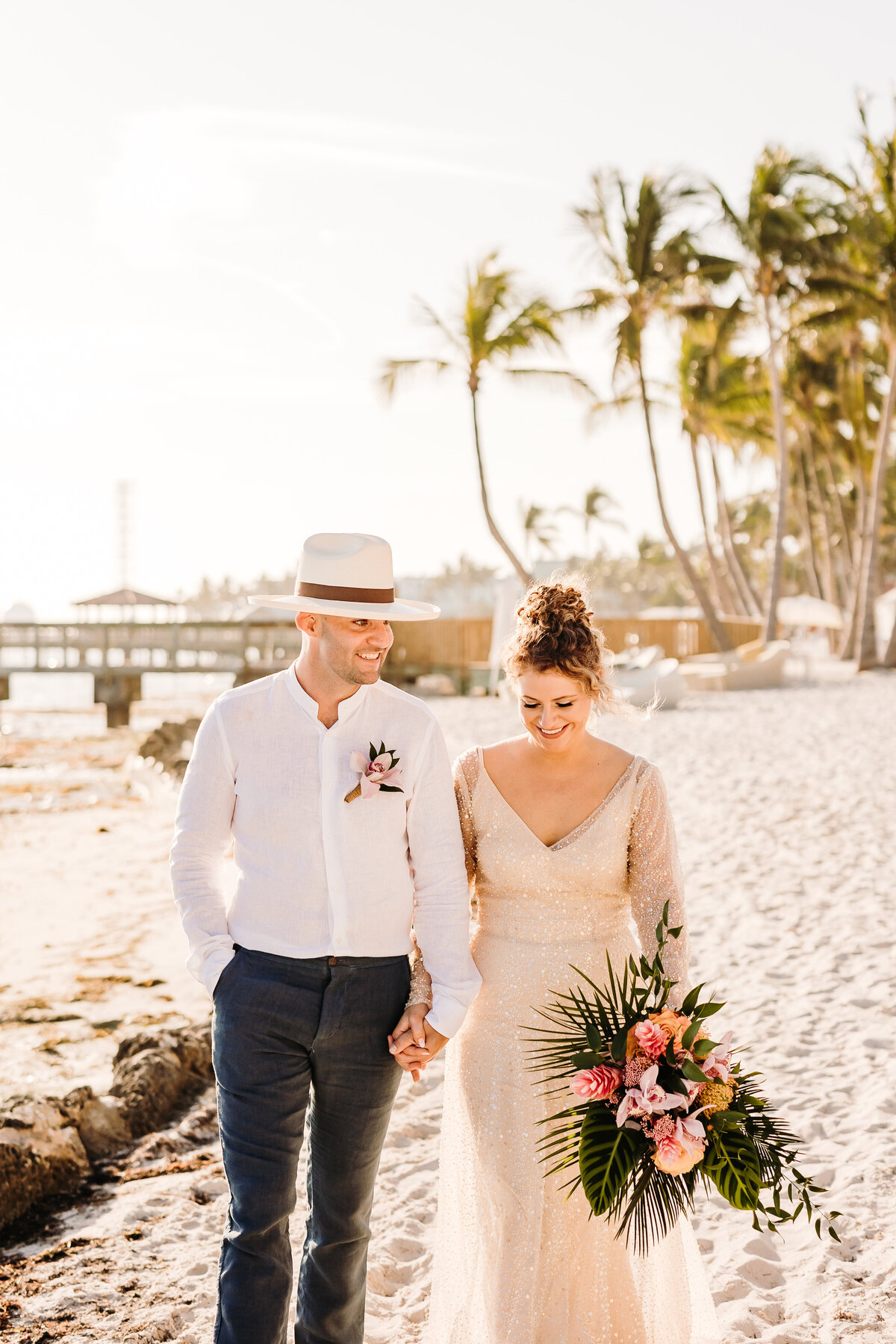 Maddie and Jeff  - Filda Konec Photography - Key West Wedding - Florida Keys Wedding - Destination Wedding - Casa Marina Resort - The Reach Resorrt - Hemingway Home - Key West Garden - Florida Keys Wedding Planner