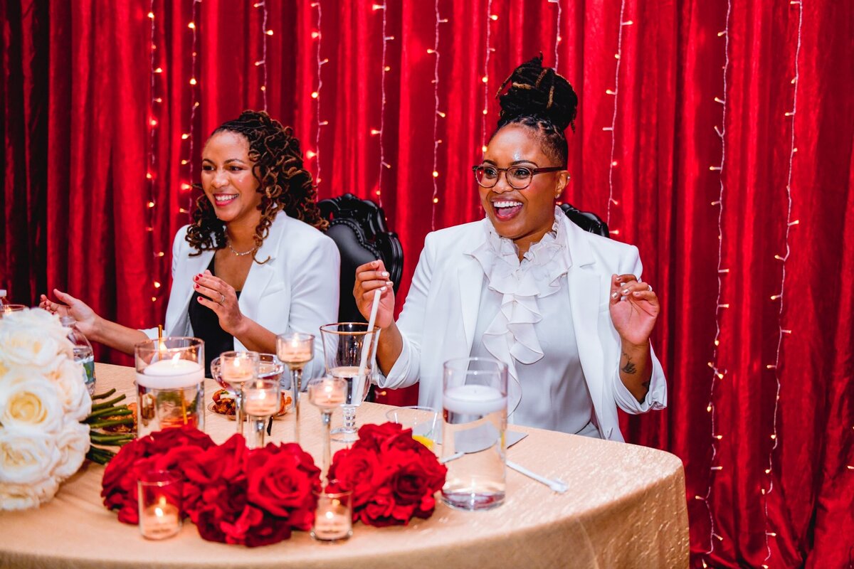 43 - Mahaffey Theater LGBTQ+  Wedding Sweetheart Table - Tampa Bay Wedding Planner