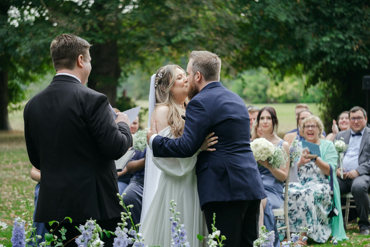 Elegant Wedding at Hinwick House, Northamptonshire - Destination Wedding Photography-118