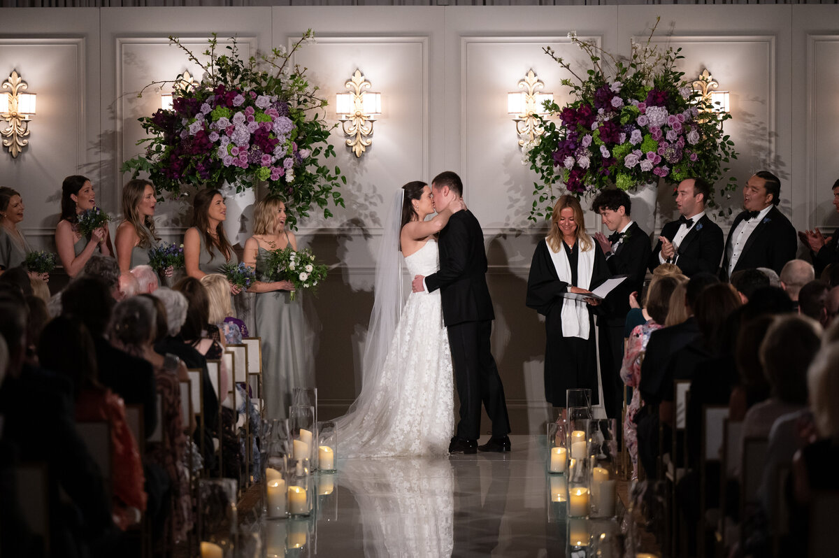 Wedding ceremony at Union Station Dallas