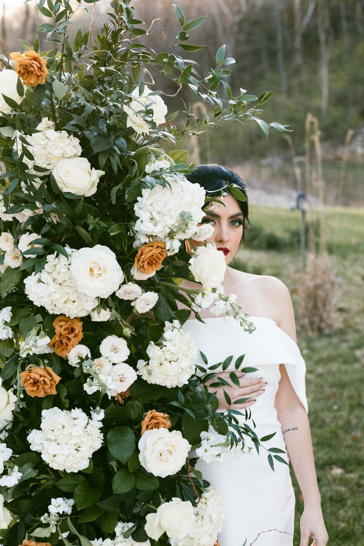 Filmy Outdoor Barn Elopement - Stacey Vandas Photography 52