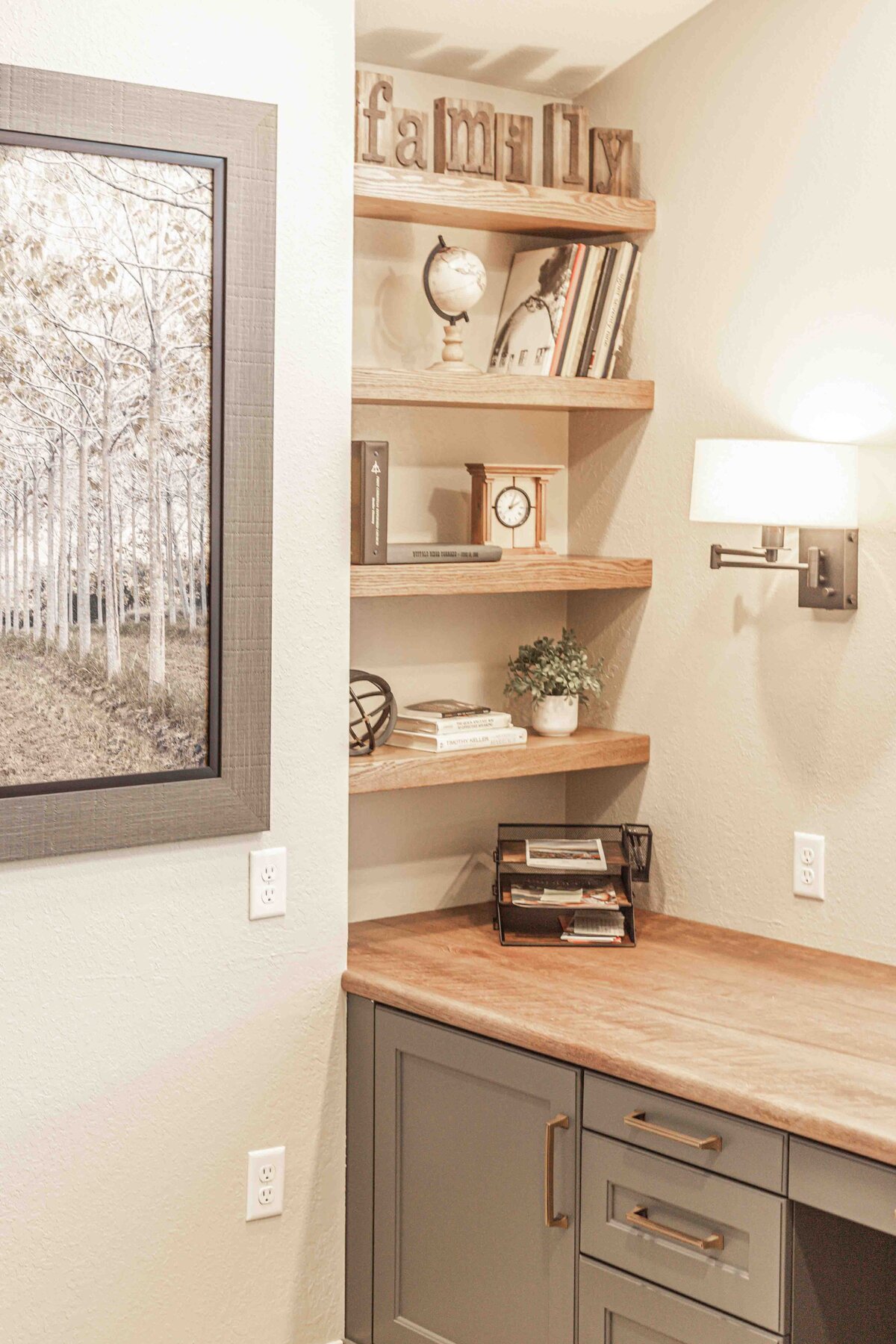 maple street makeover book shelf design