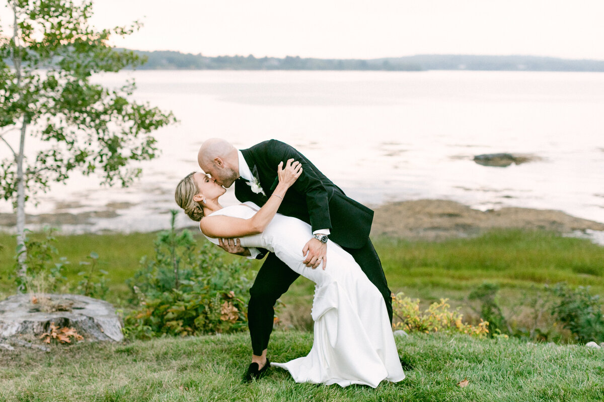 A Coastal Private Estate Wedding on Cousins Island, Maine _-97
