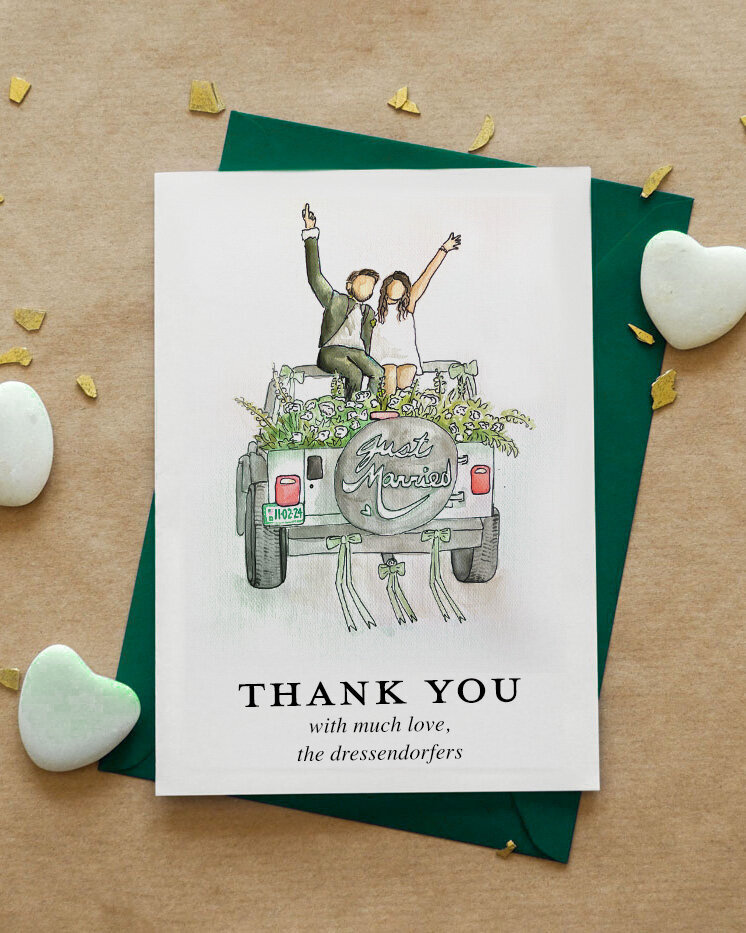Thank you Lauren Card 4x5