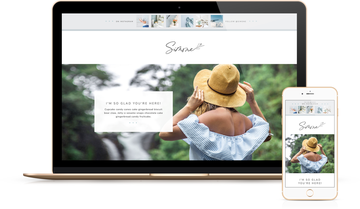 Simone | Showit Website Templates | Showit Websites by Heather Jones Creative
