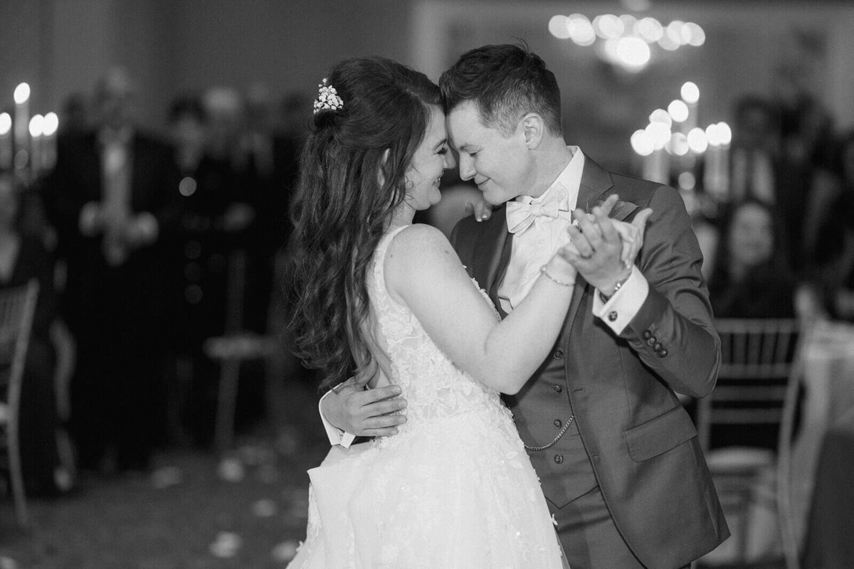 Couples first dance at Otesaga Resort
