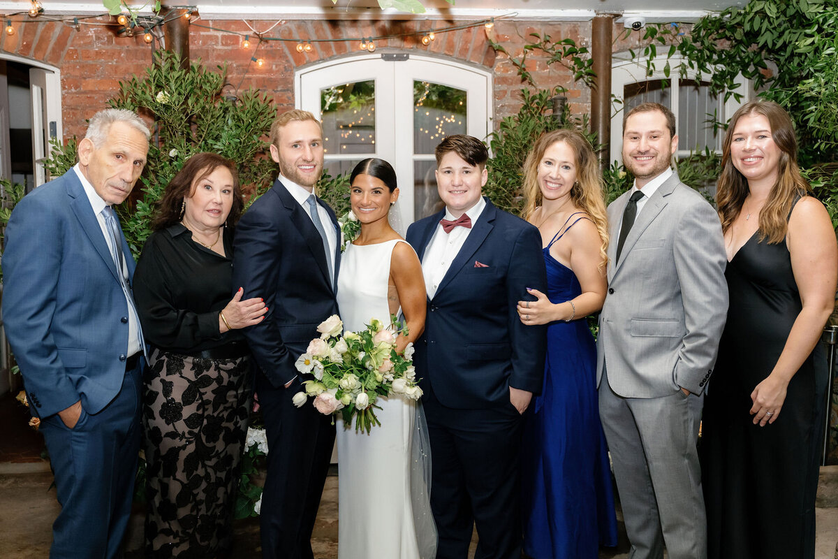 Family Wedding Portrait By Lisa Blanche Photography