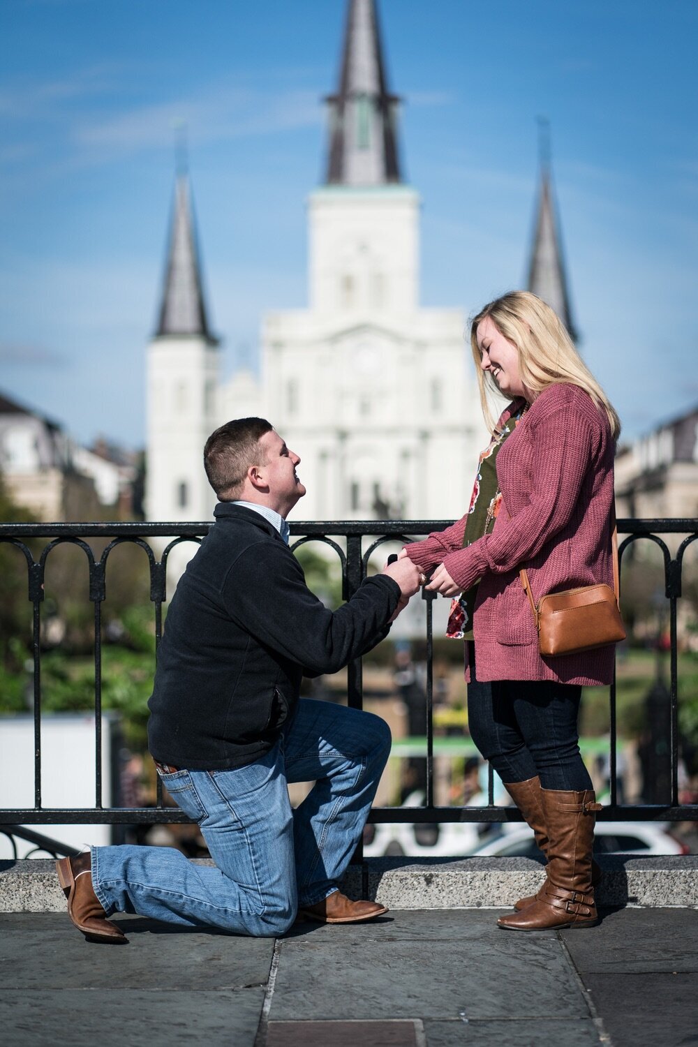 Marriage proposal in New Orleans