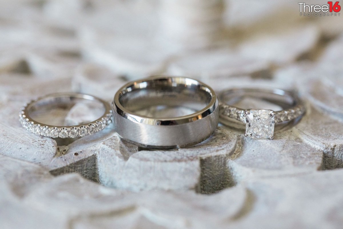 Bride and Grooms wedding rings